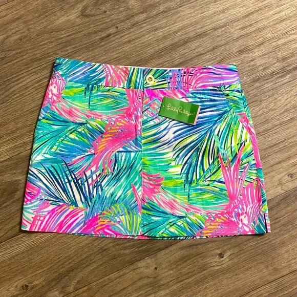 Lilly Pulitzer Tropical Print Skort - Picture 1 of 3